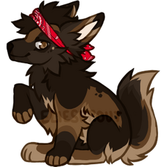 duke sticker chibi